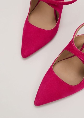 Phase Eight Cross Overs Heels Pink Canada | YAWUSQ-738